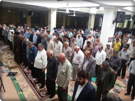 رپایگاه خبری کهگیلویه-برگزاری نماز عید قربان در دهدشت
