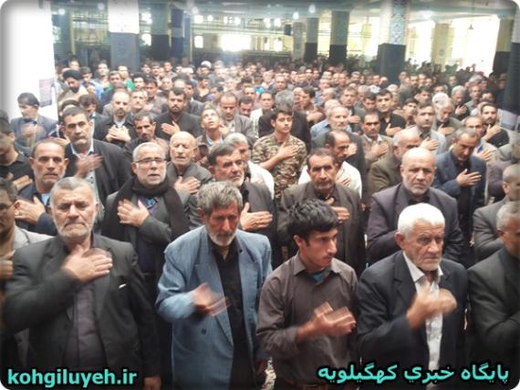  اجتماع بزرگ عزاداران اربعین حسینی در دهدشت+ تصاویر