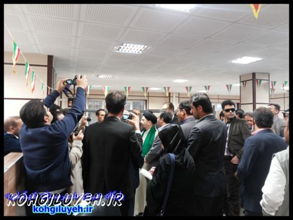 افتتاح ساختمان امور مالیاتی کهگیلویه+ تصاویر