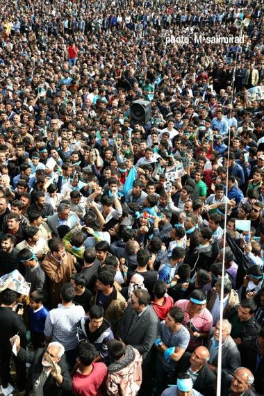 حضور گسترده و پرشور مردم دهدشت در نطق انخاباتی حجت الاسلام موحد/پایگاه خبری کهگیلویه